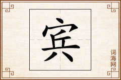 宾怎么写