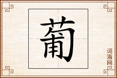 葡怎么写