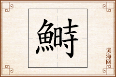 鰣怎么写