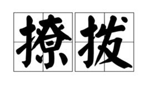 撩拨的意思、造句、近义词