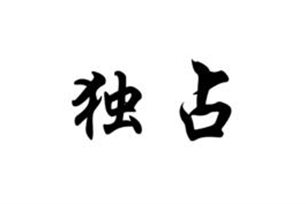 独占的意思、造句、近义词