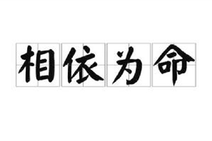 相依为命的意思、造句、反义词