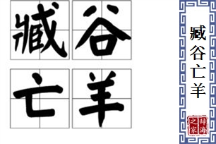 臧谷亡羊