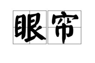 眼帘